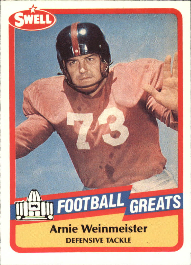 1989 Swell Greats (HOF) Football "Main Set" Base Cards - Bild 234 von 287