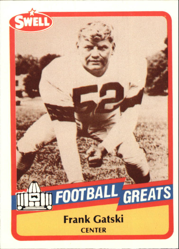 1989 Swell Greats (HOF) Football "Main Set" Base Cards - Bild 248 von 287
