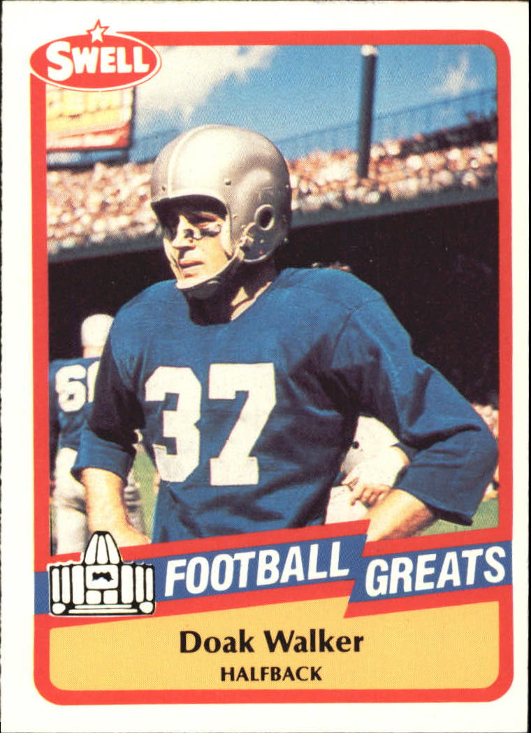 1989 Swell Greats (HOF) Football "Main Set" Base Cards - Bild 262 von 287