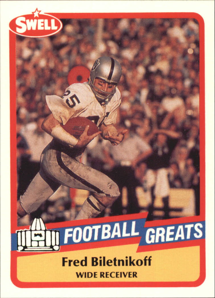 1989 Swell Greats (HOF) Football "Main Set" Base Cards - Bild 278 von 287