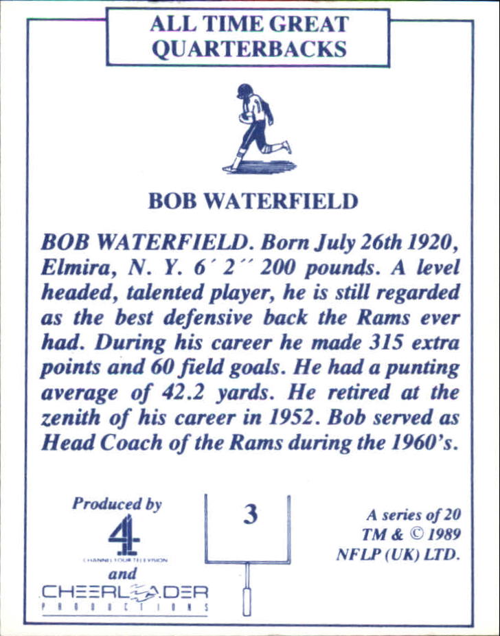 B6727- 1989 TV-4 NFL Quarterbacks Football Cards -You Pick- 15+ FREE US SHIP - Picture 5 of 23