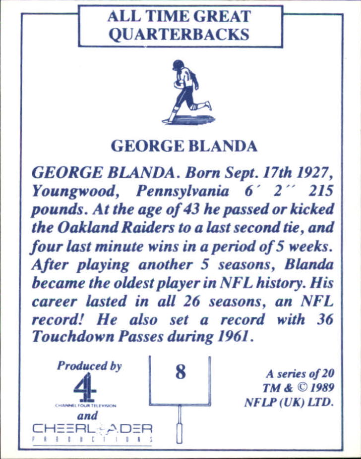 B6727- 1989 TV-4 NFL Quarterbacks Football Cards -You Pick- 15+ FREE US SHIP - Picture 11 of 23