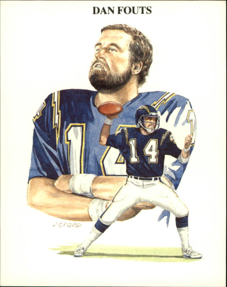 1989 TV-4 NFL Quarterbacks #17 Dan Fouts