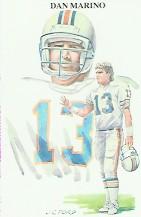 1989 TV-4 NFL Quarterbacks #20 Dan Marino