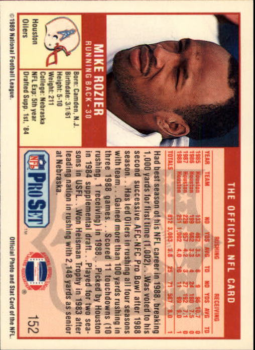 A0575- 1989 Pro Set Football Cards 1-249 +Rookies -You Pick- 15+ FREE US SHIP - Picture 297 of 491