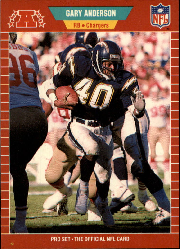 1989 Pro Set #356 Gary Anderson RB