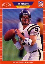 1989 Pro Set #478A Jim McMahon/(No mention of trade/on card front)