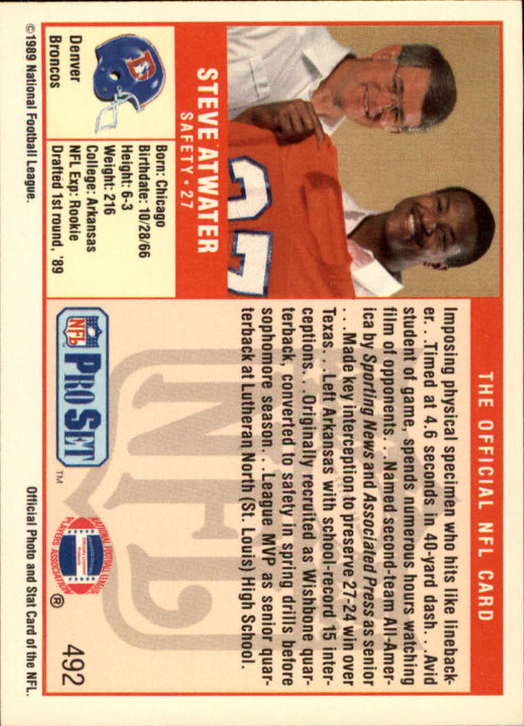 A0575- 1989 Pro Set Football Cards 250-499 +Rookies -You Pick- 15+ FREE US SHIP - Picture 444 of 452