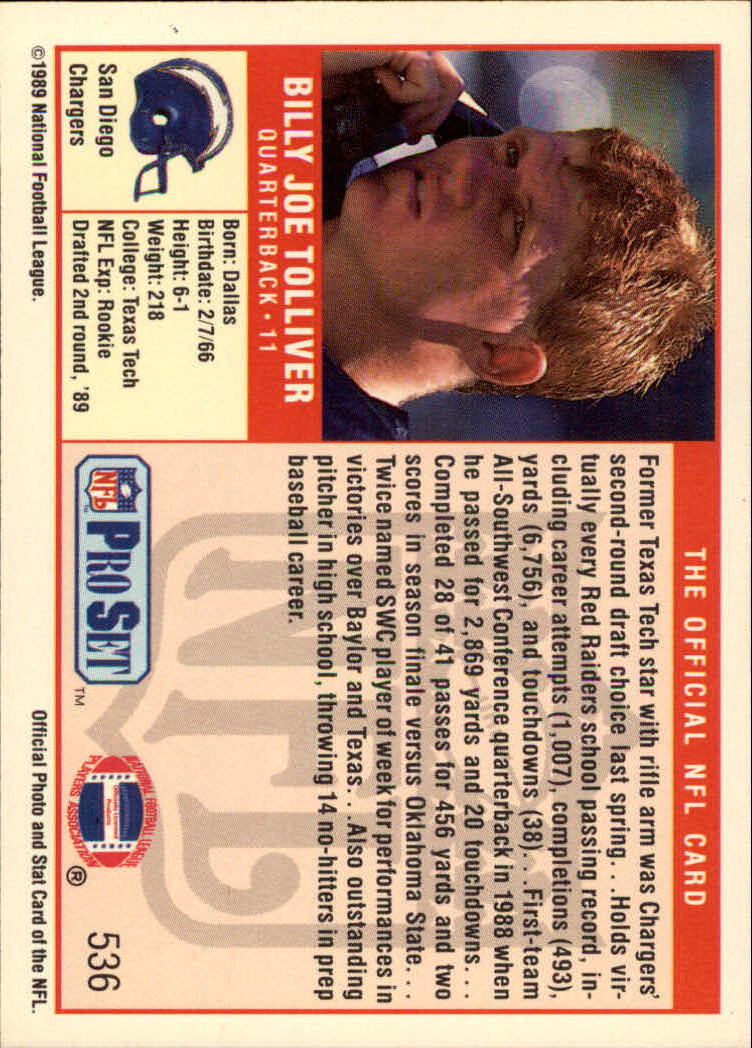 A0575- 1989 Pro Set Football Cards 500-560 +Inserts -You Pick- 15+ FREE US SHIP - Picture 75 of 157