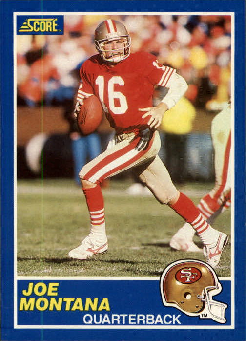 1989 Score Joe Montana #329 PSA 9 HOF 