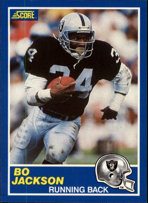 1989 Pro Set Football #185 Bo Jackson Los Angeles Raiders The Official Card  of the NFL