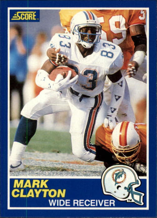 1989 Score #12 Mark Clayton