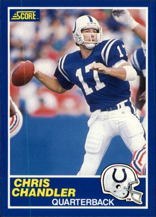 1989 Score #27 Chris Chandler RC