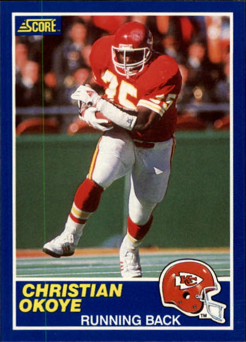 1989 Score #43 Christian Okoye