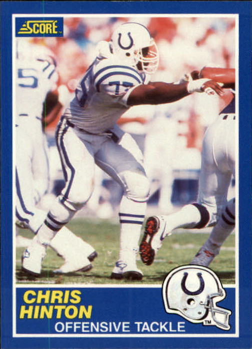 1989 Score #87 Chris Hinton