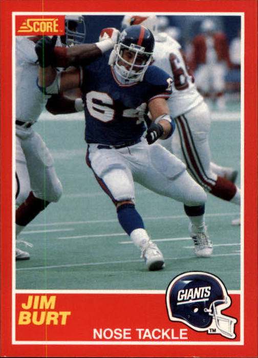 1989 Score #138 Jim Burt