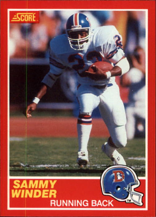 1989 Score #141 Sammy Winder