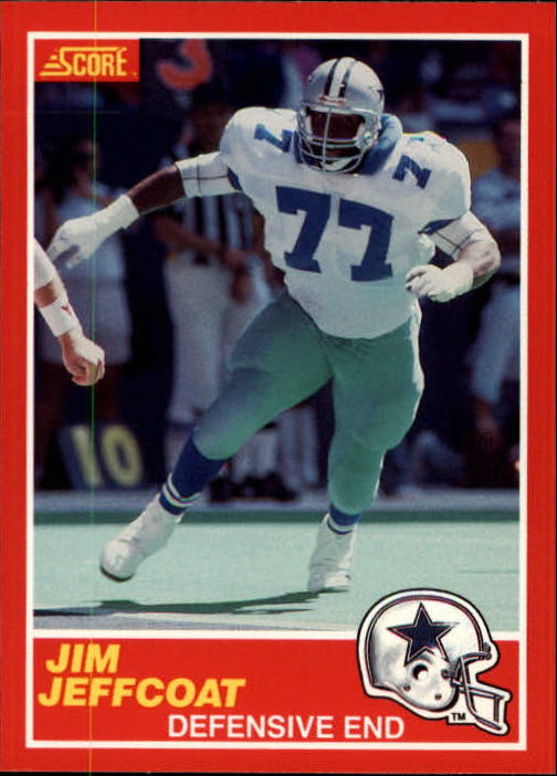 1989 Score #143 Jim Jeffcoat