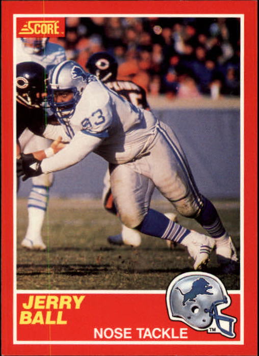 1989 Score #169 Jerry Ball RC