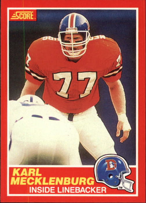 1989 Score #174 Karl Mecklenburg