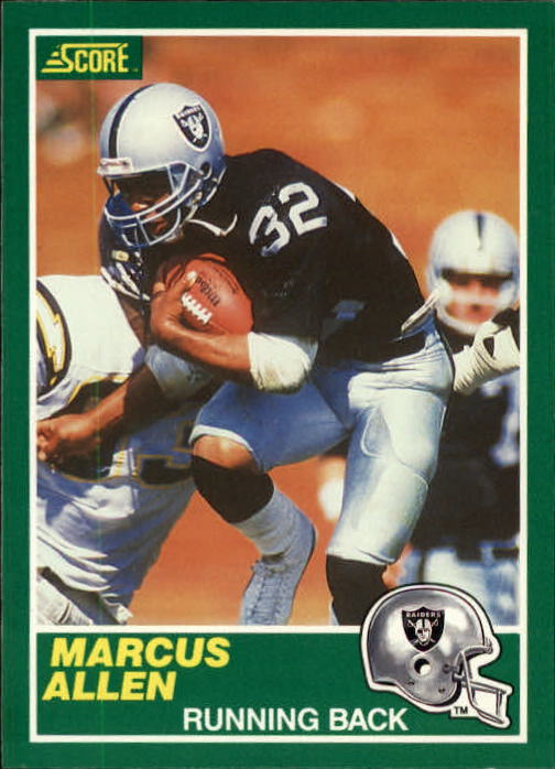 1989 Score #234 Marcus Allen