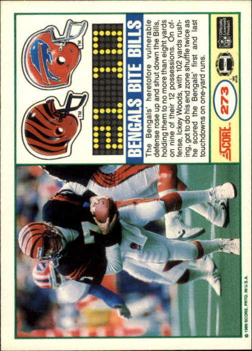 NFL 1989 Cincinnati Bengals Ickey Woods The Ickey Shuffle Color 8