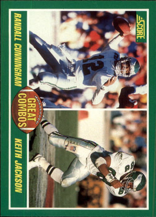 1989 Score #281 Randall Cunningham/Keith Jackson