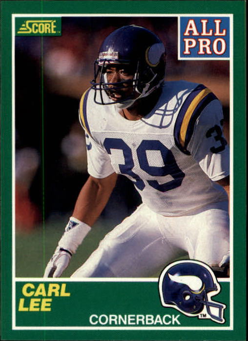 1989 Score #289 Carl Lee AP RC