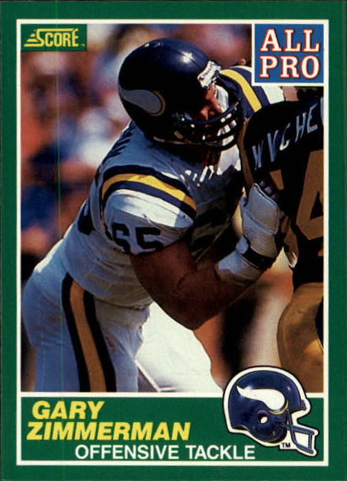 1989 Score #294 Gary Zimmerman AP