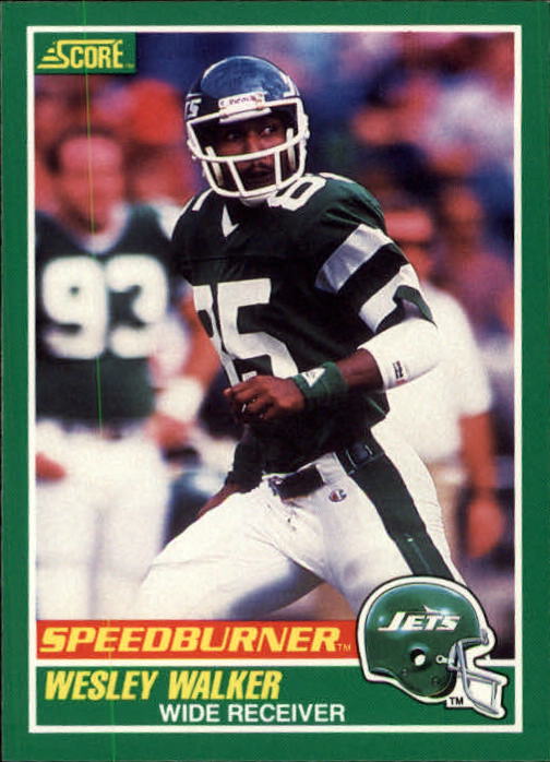 1989 Score #312 Wesley Walker SPEED