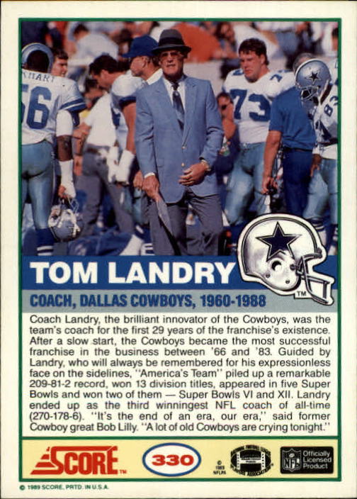 B1363- 1989 Score Football Cards 201-330 +Inserts -You Pick- 15+ FREE US SHIP - Picture 197 of 197