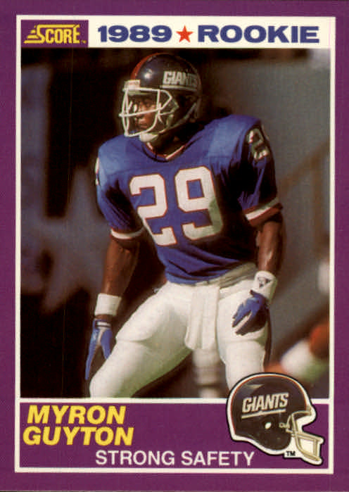 1989 Score Supplemental #422S Myron Guyton RC