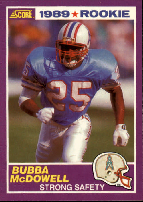 1989 Score Supplemental #427S Bubba McDowell RC