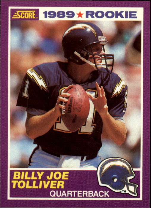 1989 Score Supplemental #436S Billy Joe Tolliver RC