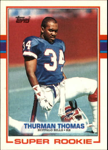 1989 Topps #45 Thurman Thomas RC