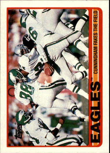 1989 Topps #106 Eagles Team/Randall Cunningham/Fakes Field