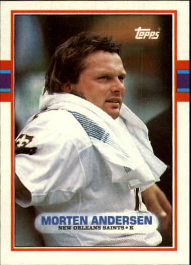 1989 Topps #153 Morten Andersen