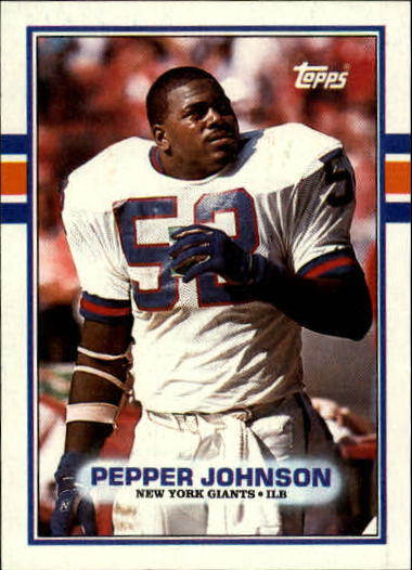 1989 Topps #176 Pepper Johnson