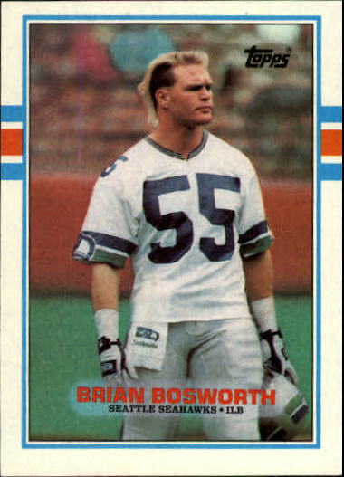 1989 Topps #192 Brian Bosworth