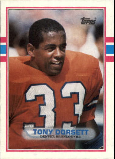 1989 Topps #240 Tony Dorsett