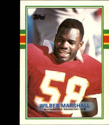 1989 Topps #256 Wilber Marshall