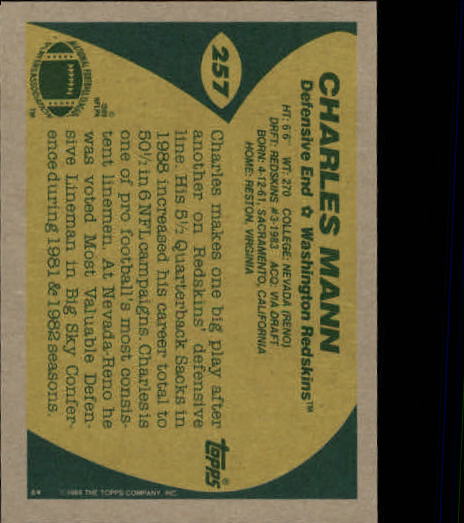 B2174- 1989 Topps Football Cards 251-396 +Inserts -You Pick- 15+ FREE US SHIP - Picture 15 of 311