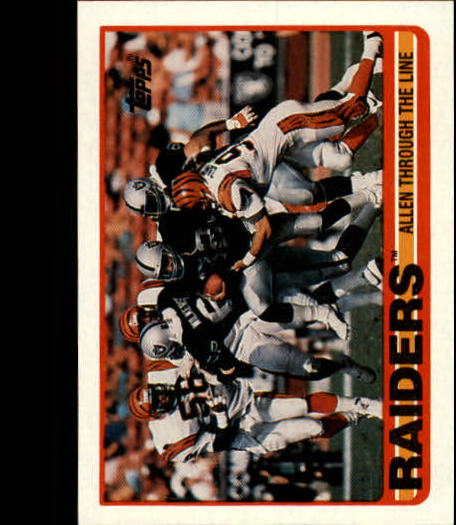 1983 Topps Raiders Team Leaders (Marcus Allen)