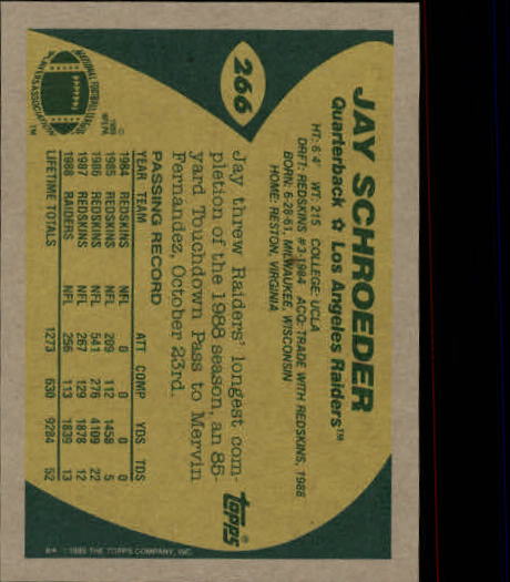 B2174- 1989 Topps Football Cards 251-396 +Inserts -You Pick- 15+ FREE US SHIP - Picture 29 of 311