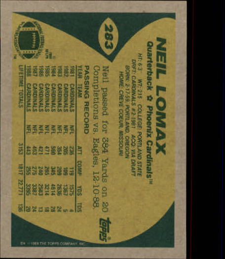 B2174- 1989 Topps Football Cards 251-396 +Inserts -You Pick- 15+ FREE US SHIP - Picture 61 of 311