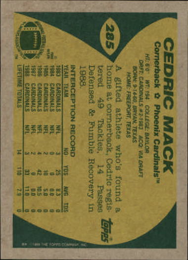B2174- 1989 Topps Football Cards 251-396 +Inserts -You Pick- 15+ FREE US SHIP - Picture 65 of 311