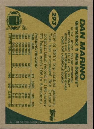 B2174- 1989 Topps Football Cards 251-396 +Inserts -You Pick- 15+ FREE US SHIP - Picture 81 of 311