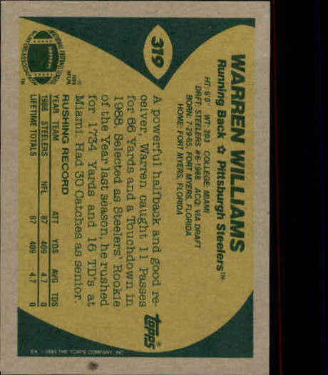 B2174- 1989 Topps Football Cards 251-396 +Inserts -You Pick- 15+ FREE US SHIP - Picture 129 of 311