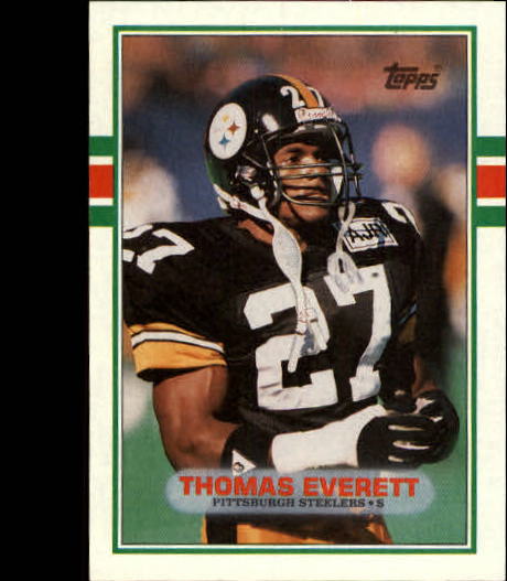 1989 Topps #322 Thomas Everett RC