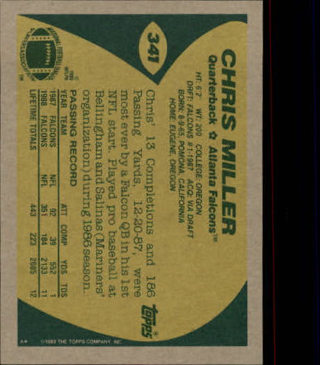 B2174- 1989 Topps Football Cards 251-396 +Inserts -You Pick- 15+ FREE US SHIP - Picture 169 of 311